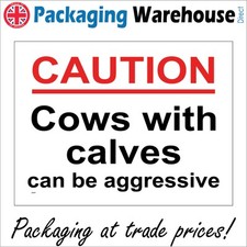 SIGN Caution Cows With Calves