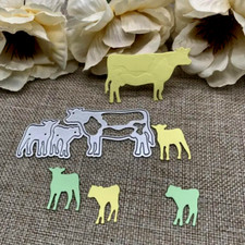 Cow with Calves Metal Cutting