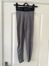 Nike Pro Leggings Light Grey