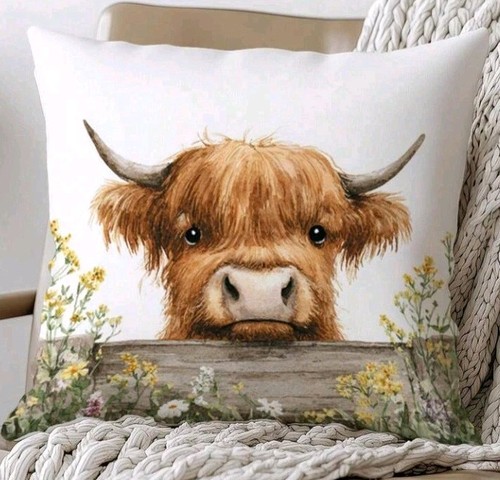 Printed highland cow - 1, x