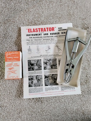 Vintage elastrator castration - vintage,