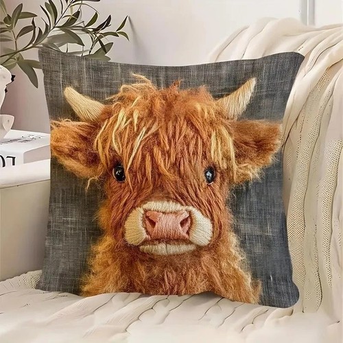 Beautiful highland cow cushion - beautiful,