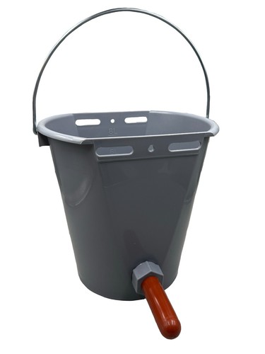 Calf milk feeding bucket - bucket, with
